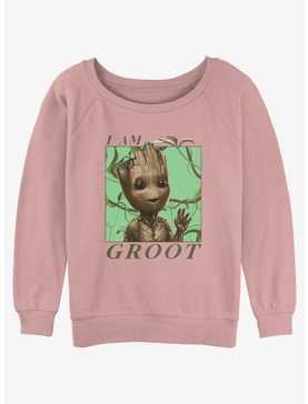 Marvel Guardians of the Galaxy Groot Vines Womens Slouchy Sweatshirt, , hi-res