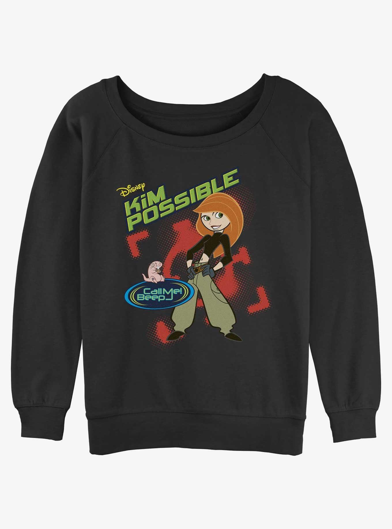 Disney Kim Possible Call Rufus and Kim Womens Slouchy Sweatshirt, , hi-res