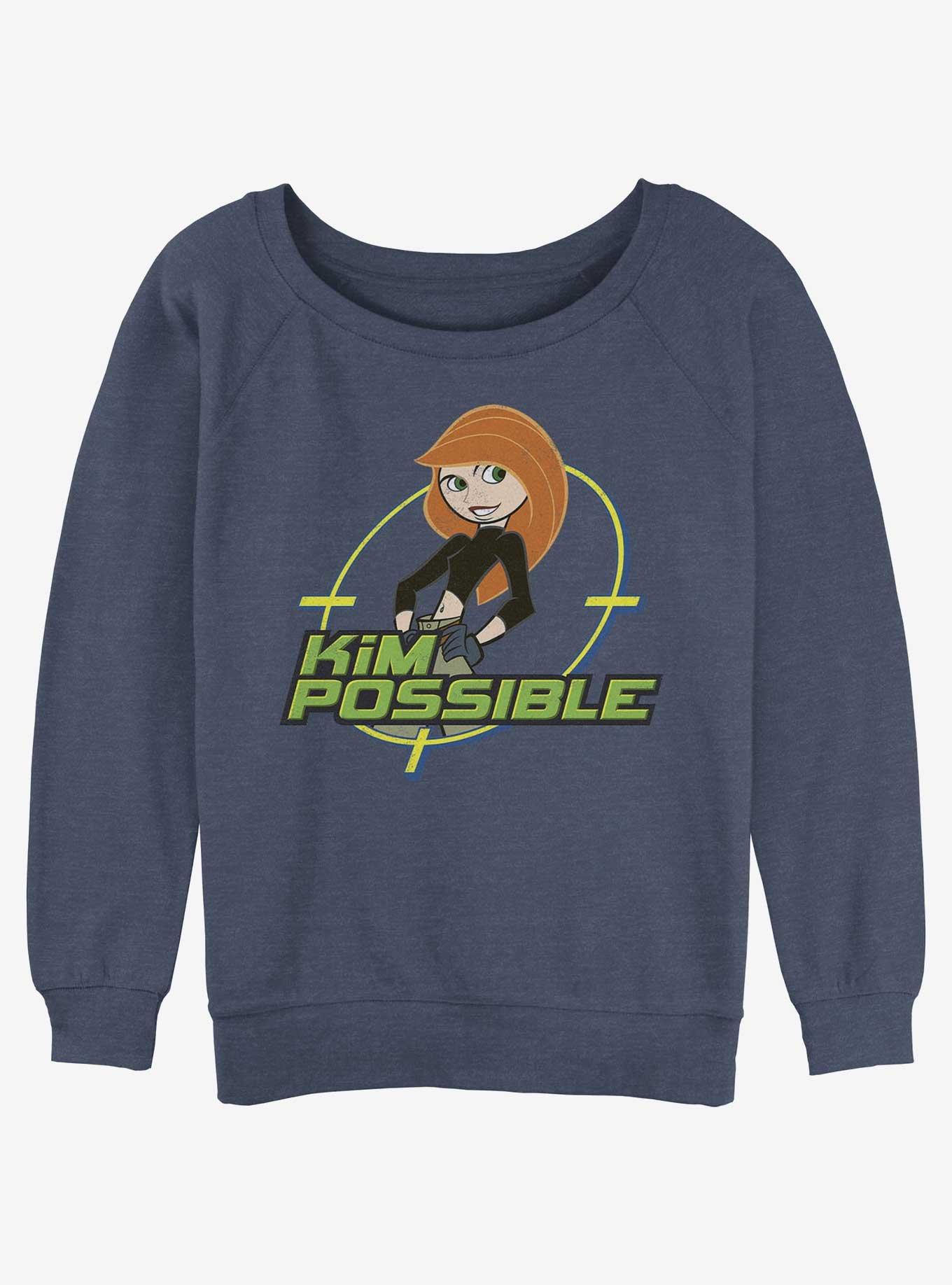 Disney Kim Possible Teen Hero Womens Slouchy Sweatshirt, BLUEHTR, hi-res