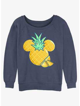 Disney Mickey Mouse Pineapple Womens Slouchy Sweatshirt, , hi-res