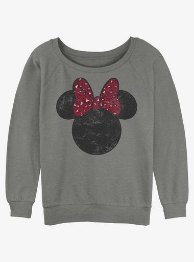 Grey minnie mouse sweatshirt outlet