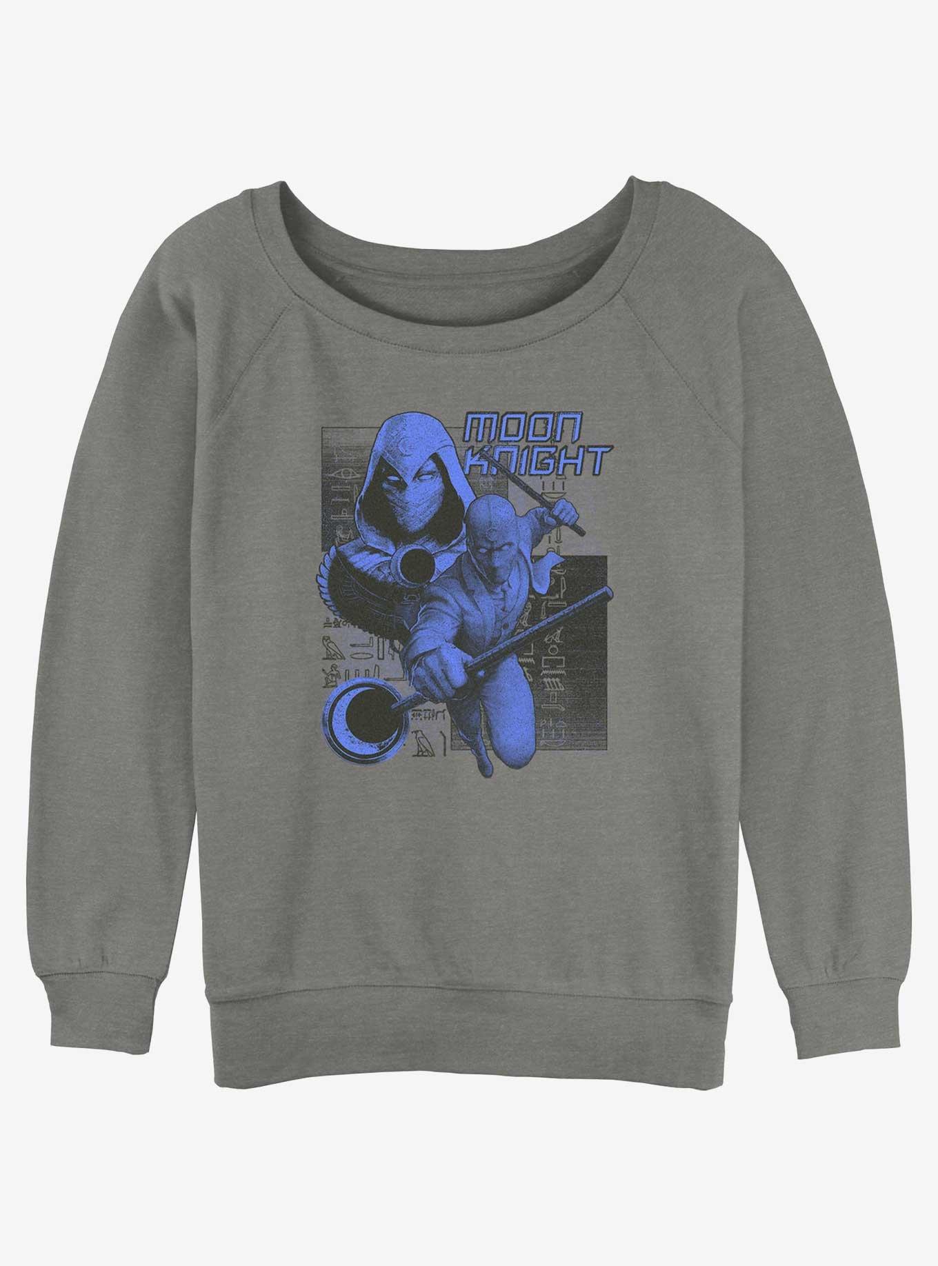 Marvel Moon Knight Double Moon Womens Slouchy Sweatshirt, , hi-res