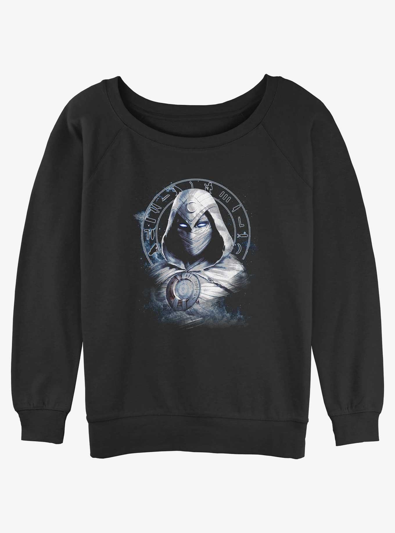 Marvel Moon Knight Galaxy Portrait Womens Slouchy Sweatshirt, , hi-res