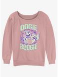 Disney The Nightmare Before Christmas Oogie Boogie Womens Slouchy Sweatshirt, DESERTPNK, hi-res