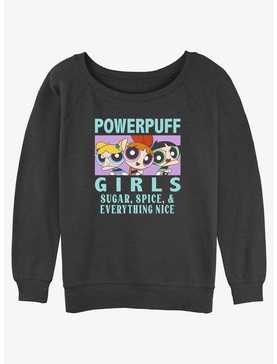 Cartoon Network The Powerpuff Girls Sugar and Spice Womens Slouchy Sweatshirt, , hi-res