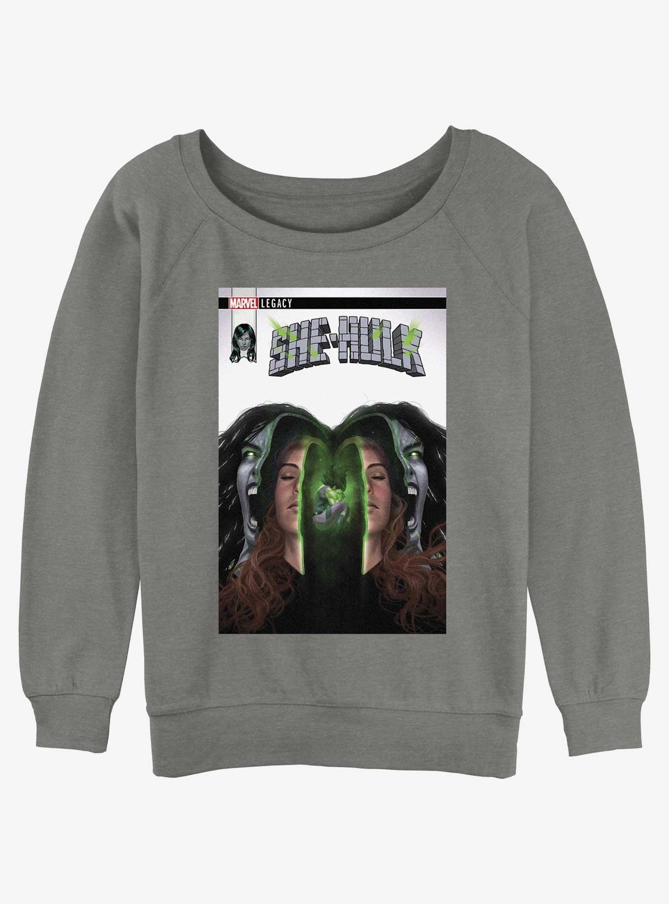 Marvel She-Hulk Inner Hulk Womens Slouchy Sweatshirt, , hi-res