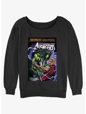 Marvel She-Hulk In Thor's Arms Womens Slouchy Sweatshirt, , hi-res