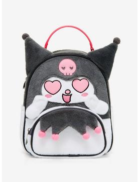 Sanrio Kuromi Heart Eyes Figural Mini Backpack - BoxLunch Exclusive, , hi-res