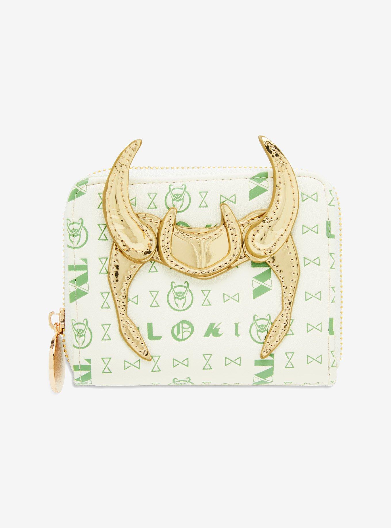 Marvel Loki Figural Horns Small Wallet - BoxLunch Exclusive