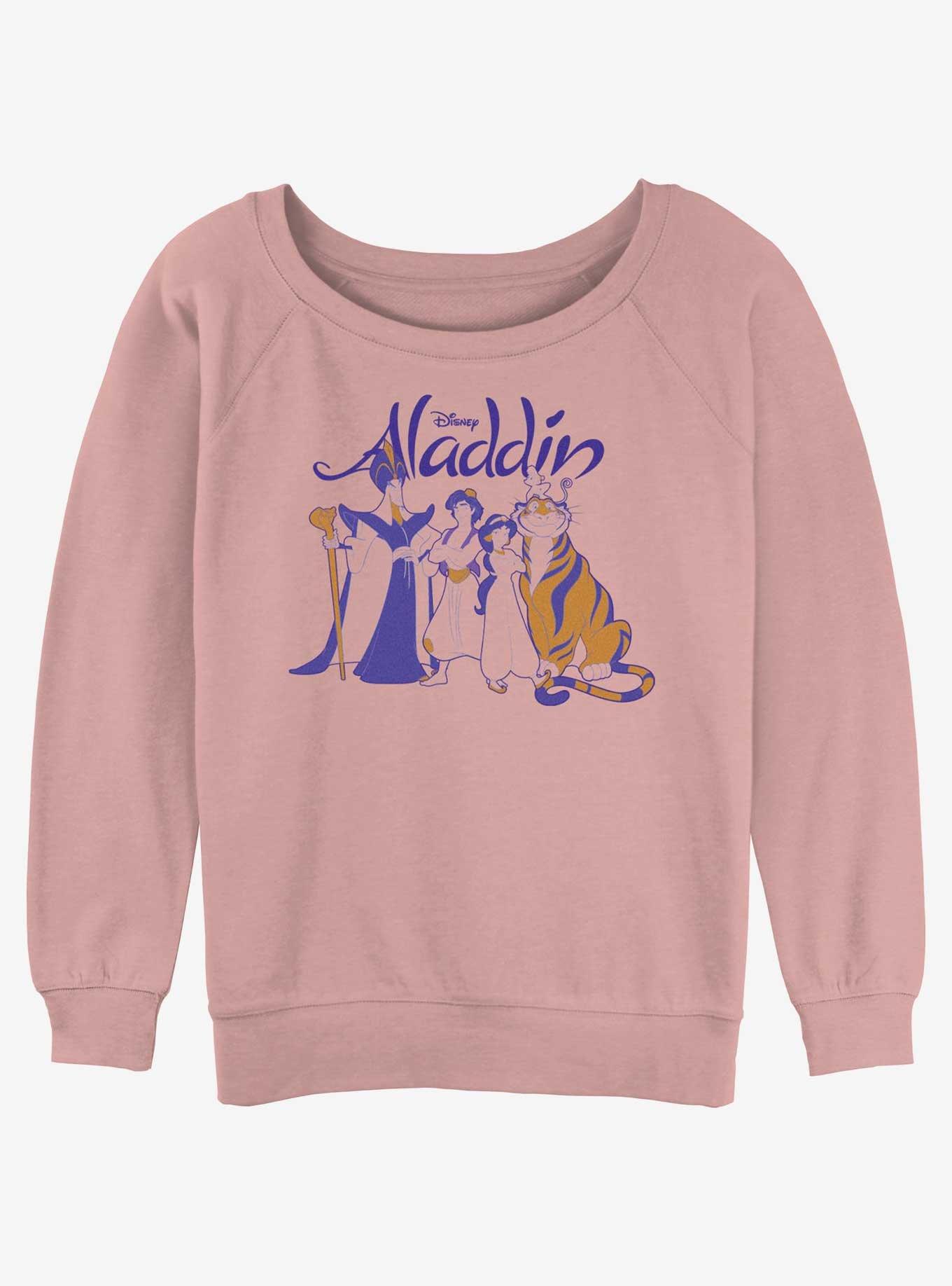 Disney Aladdin Group Shot Womens Slouchy Sweatshirt, , hi-res