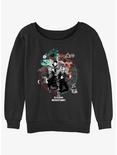 Marvel Doctor Strange in the Multiverse of Madness Magic Glitch Womens Slouchy Sweatshirt, BLACK, hi-res