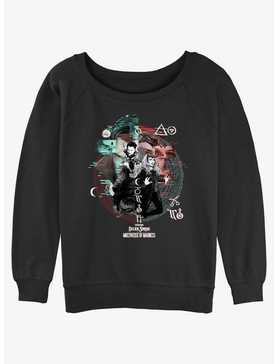Marvel Doctor Strange in the Multiverse of Madness Magic Glitch Womens Slouchy Sweatshirt, , hi-res