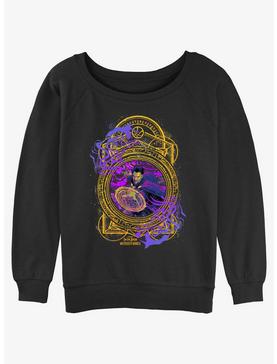 Plus Size Marvel Doctor Strange in the Multiverse of Madness Neon Spell Womens Slouchy Sweatshirt, , hi-res
