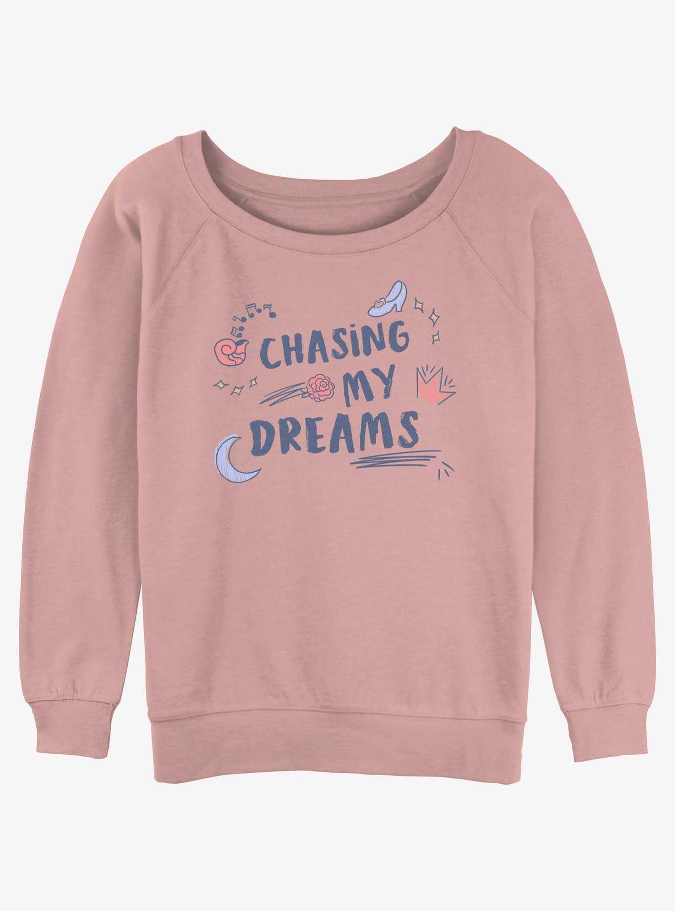 Disney Princesses Chasing My Dreams Womens Slouchy Sweatshirt, , hi-res