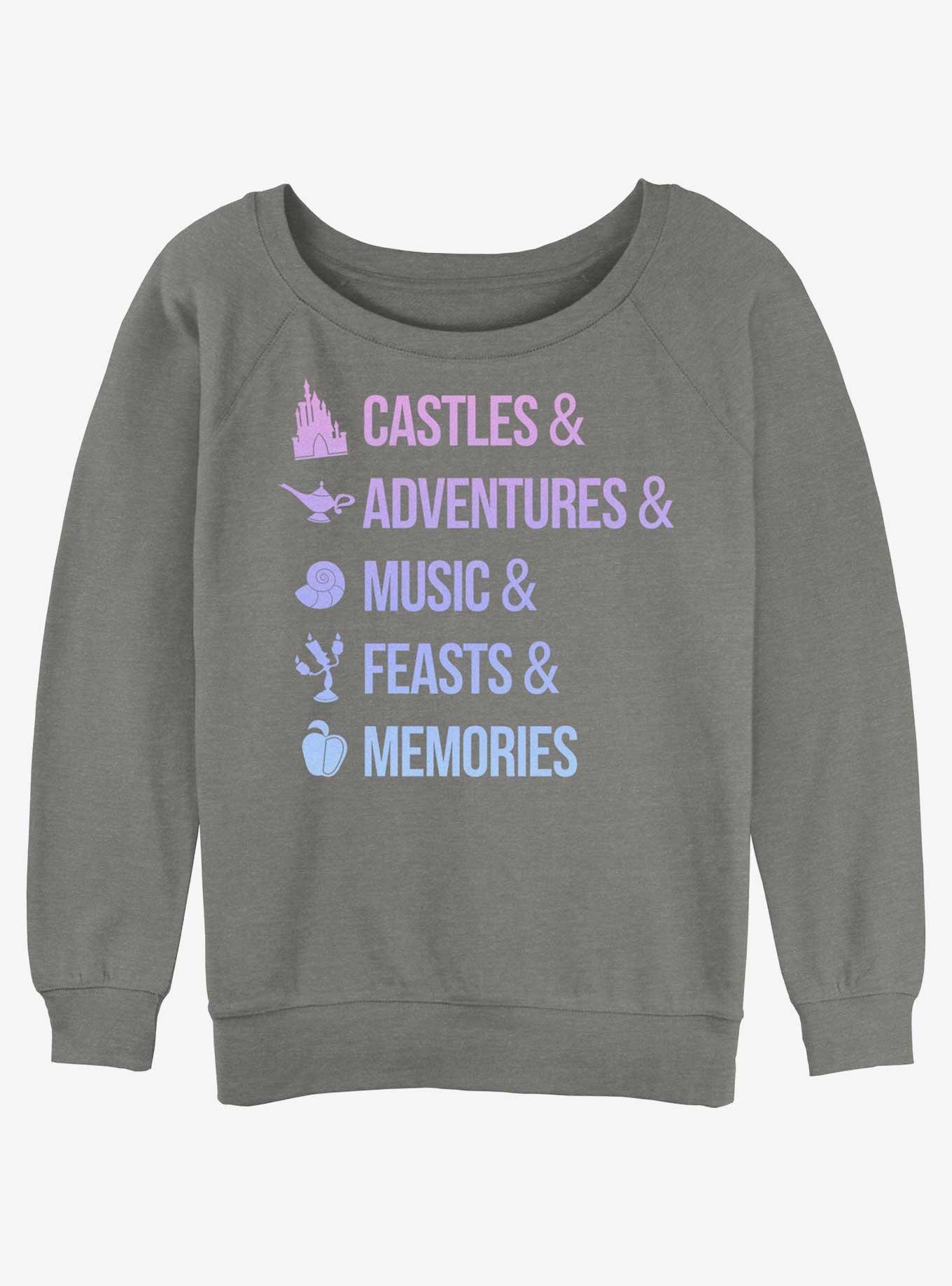 Disney Princesses Just Disney Things Womens Slouchy Sweatshirt, , hi-res