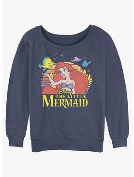 Disney The Little Mermaid Title Womens Slouchy Sweatshirt, , hi-res