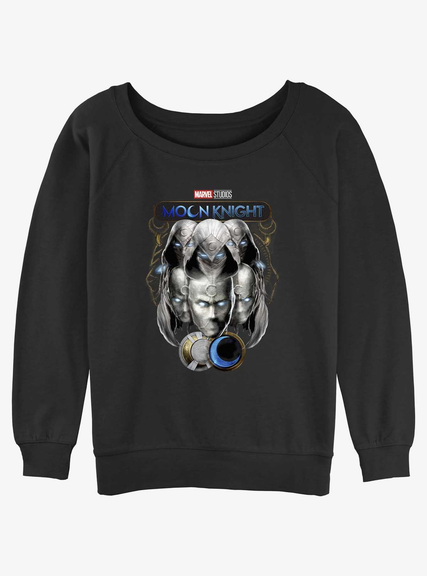 Marvel Moon Knight Split Conscience Womens Slouchy Sweatshirt, , hi-res