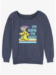 Disney Snow White and the Seven Dwarfs Best Dopey Can Womens Slouchy Sweatshirt, BLUEHTR, hi-res