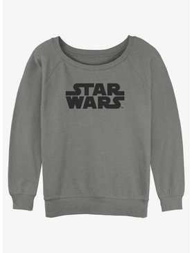 Star Wars Logo Womens Slouchy Sweatshirt, , hi-res