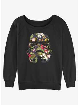 Star Wars Storm Trooper Floral Womens Slouchy Sweatshirt, , hi-res