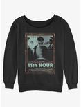 Stranger Things 11th Hour Womens Slouchy Sweatshirt, BLACK, hi-res