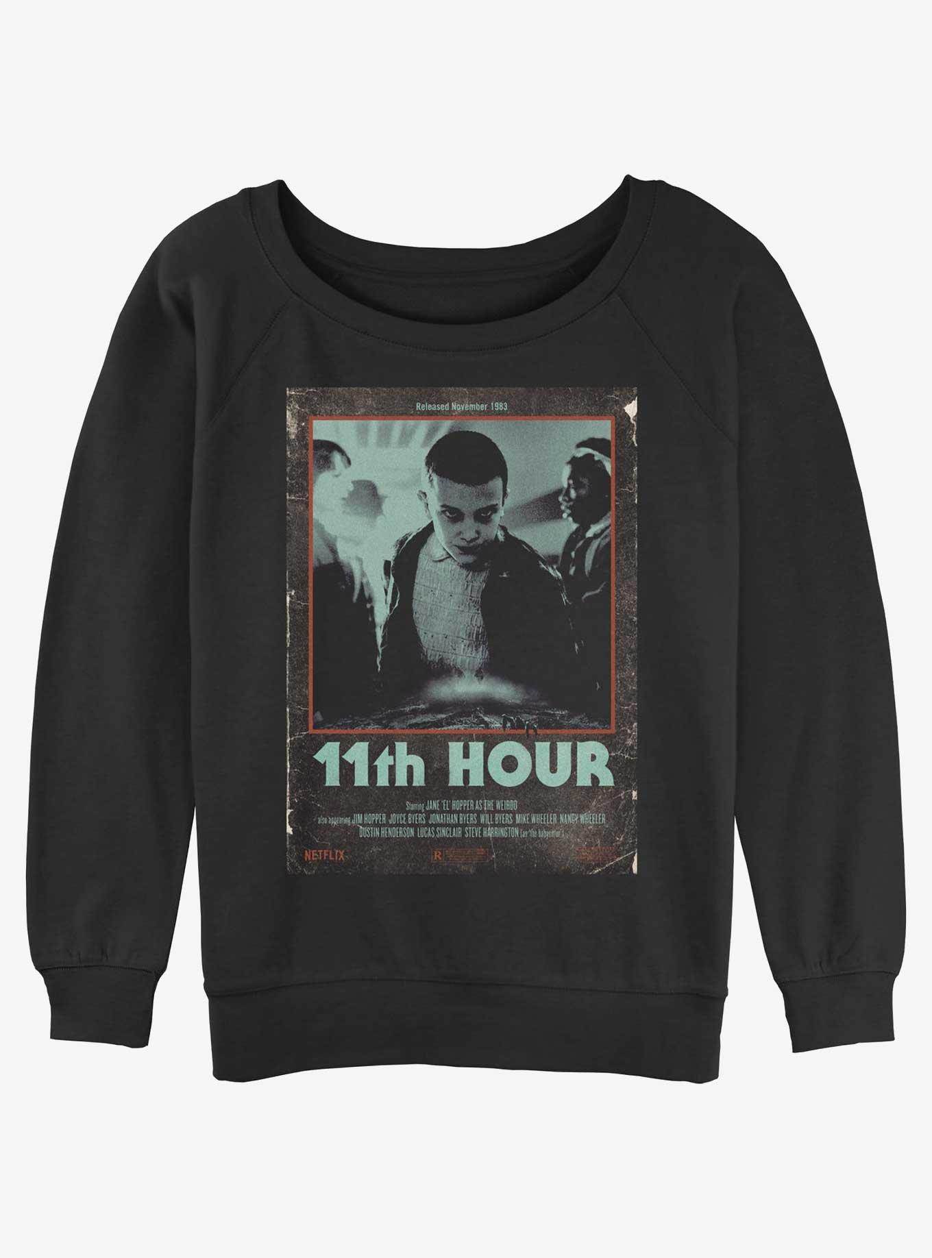 Stranger Things 11th Hour Womens Slouchy Sweatshirt, , hi-res