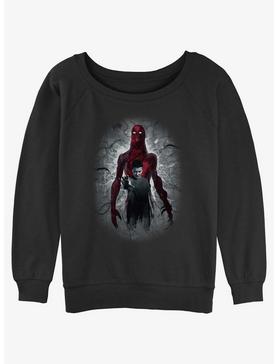 Stranger Things Vecna and Eleven Womens Slouchy Sweatshirt, , hi-res