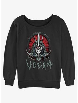 Stranger Things Vecna Tombstone Badge Womens Slouchy Sweatshirt, , hi-res