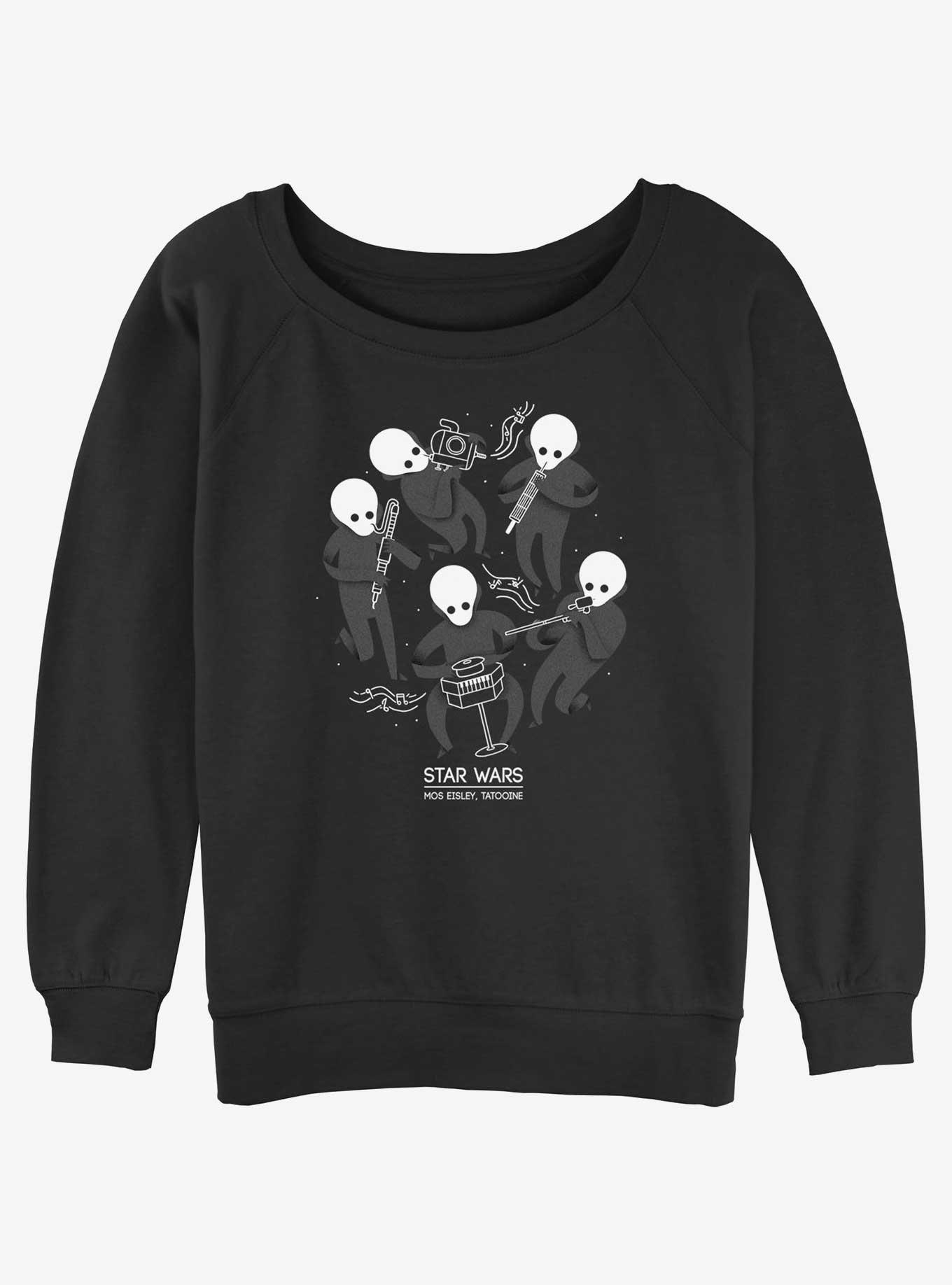 Star Wars Cantina Band Womens Slouchy Sweatshirt, , hi-res