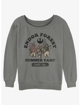 Star Wars Endor Summer Camp Womens Slouchy Sweatshirt, , hi-res