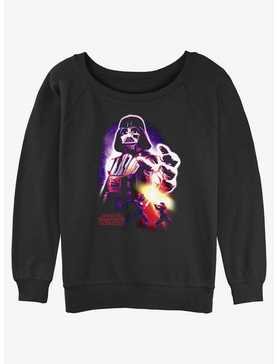 Star Wars Neon Vader Womens Slouchy Sweatshirt, , hi-res