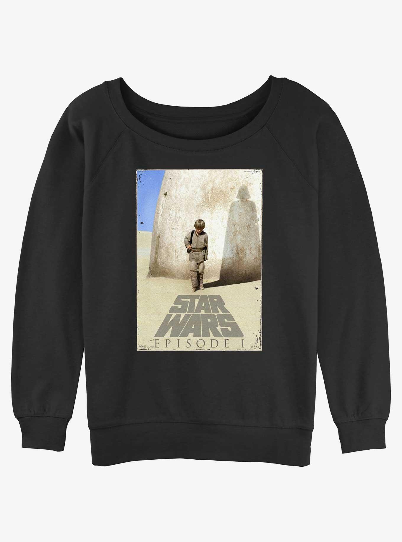 Star Wars Little Orphan Anakin Womens Slouchy Sweatshirt