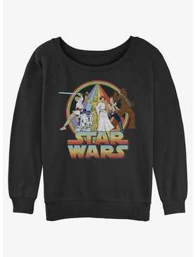 Star Wars Psychedelic Squad Womens Slouchy Sweatshirt, , hi-res