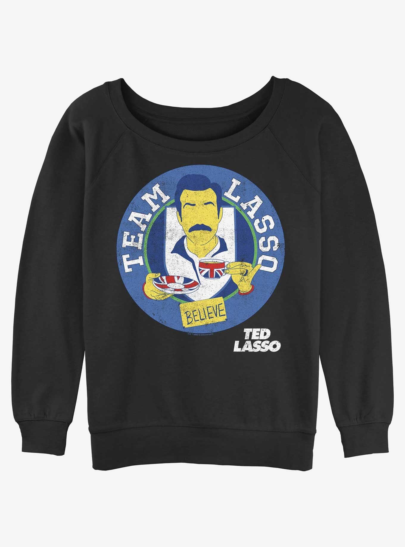 Ted Lasso Team Believe Womens Slouchy Sweatshirt, , hi-res