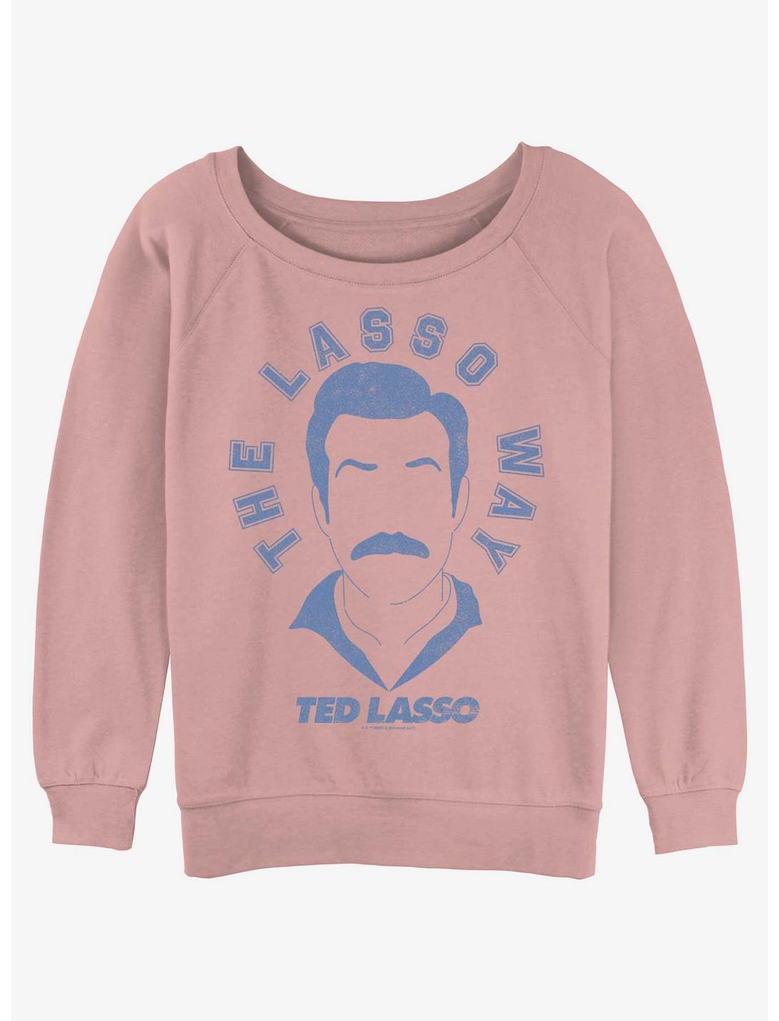 Ted Lasso The Lasso Way Womens Slouchy Sweatshirt, DESERTPNK, hi-res