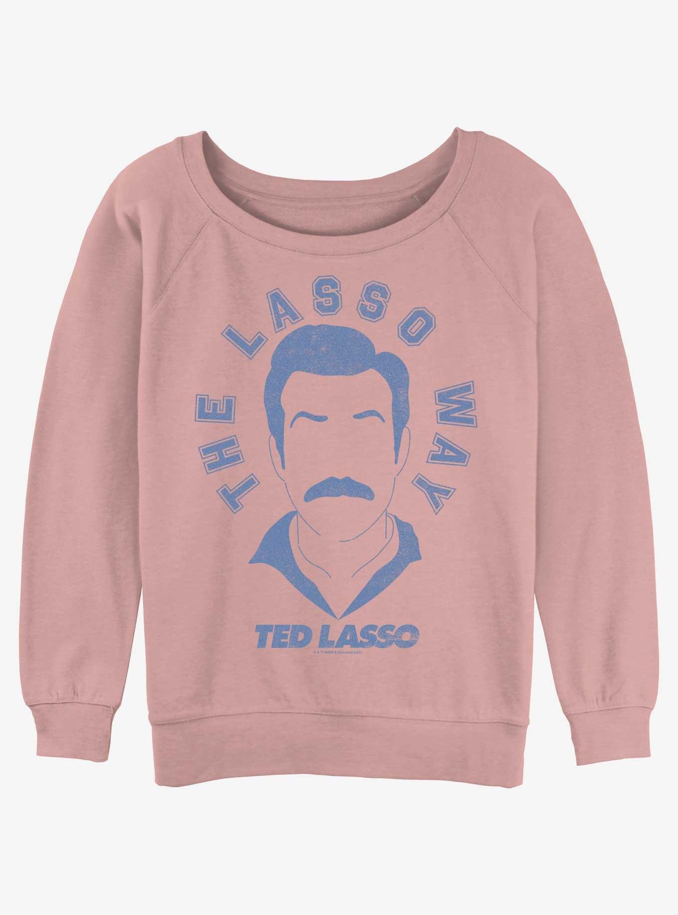 Ted Lasso The Lasso Way Womens Slouchy Sweatshirt, DESERTPNK, hi-res