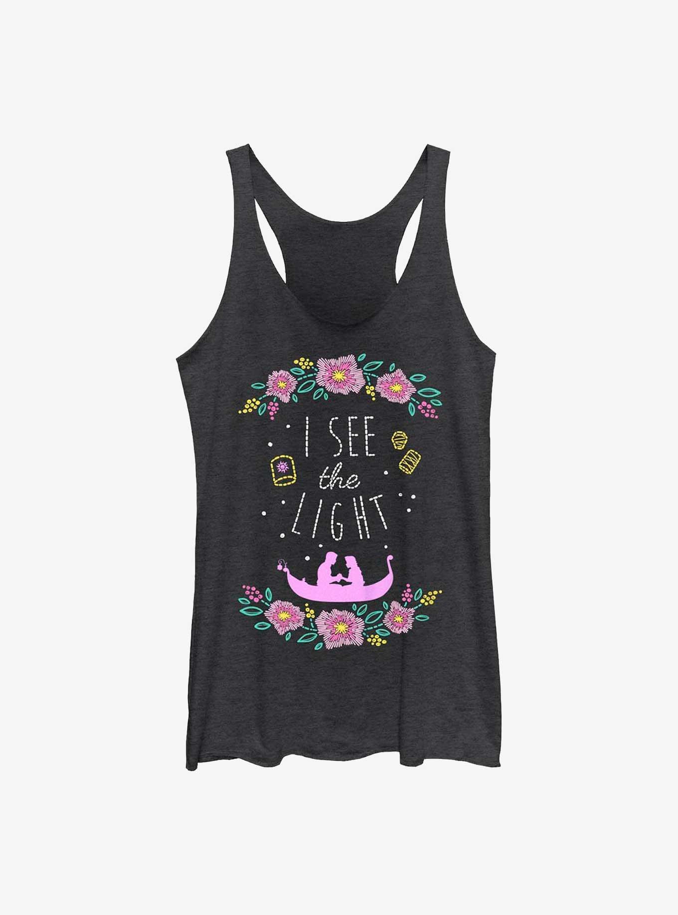 Disney Tangled I See The Light Girls Raw Edge Tank, , hi-res