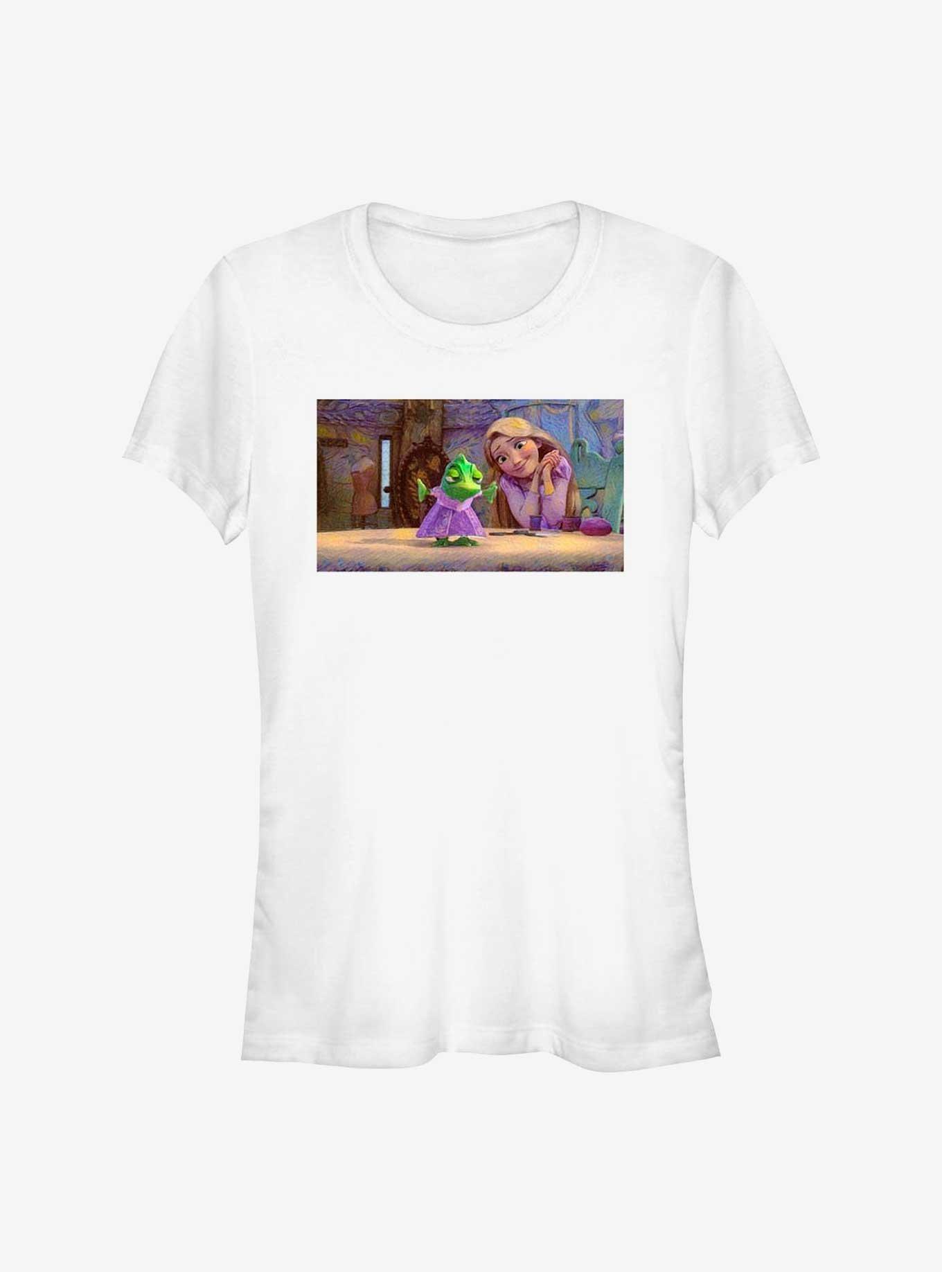 Disney Tangled Pascal & Rapunzel Art Mood Girls T-Shirt, , hi-res