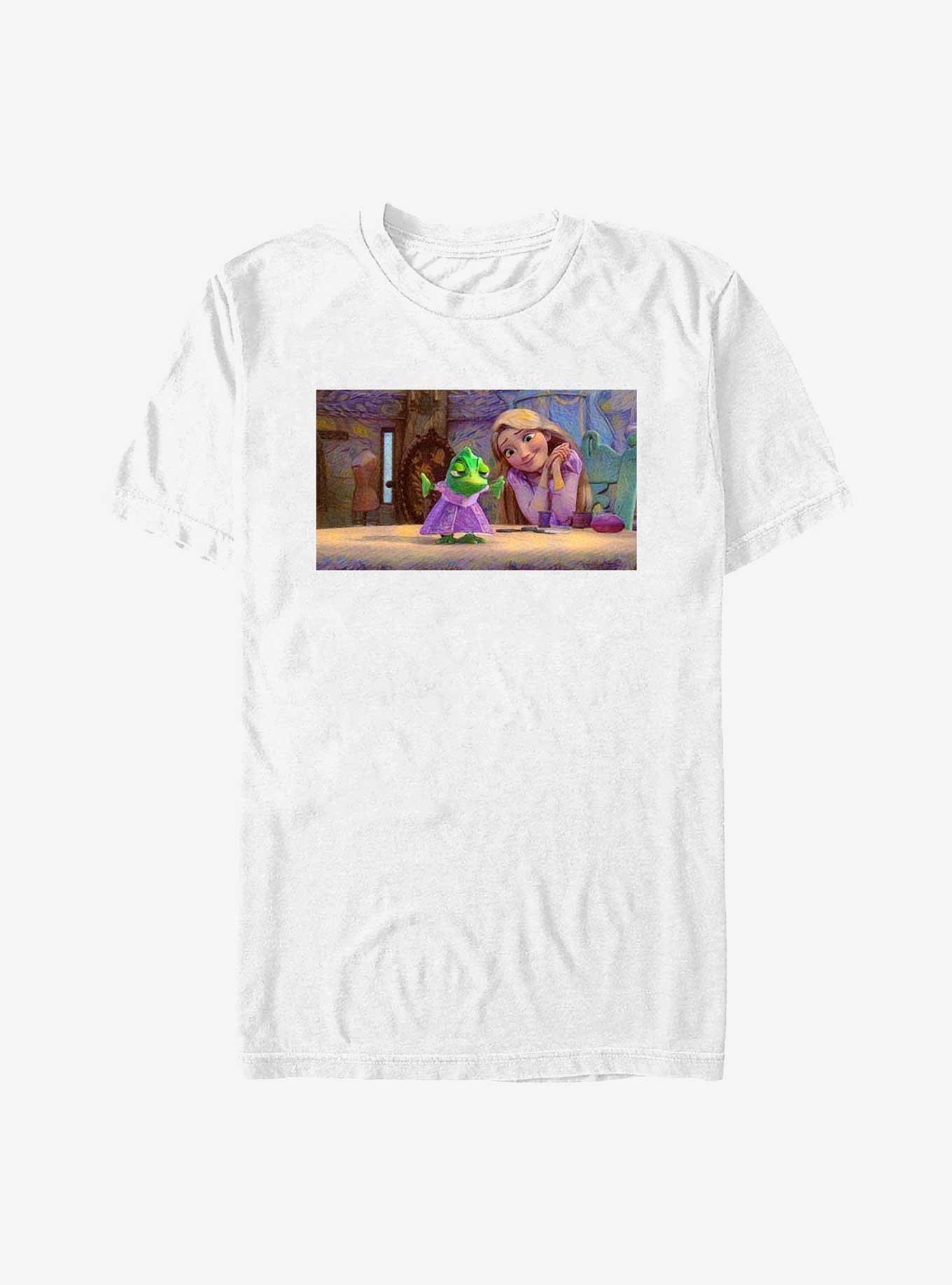 Disney Tangled Pascal & Rapunzel Art Mood T-Shirt, , hi-res
