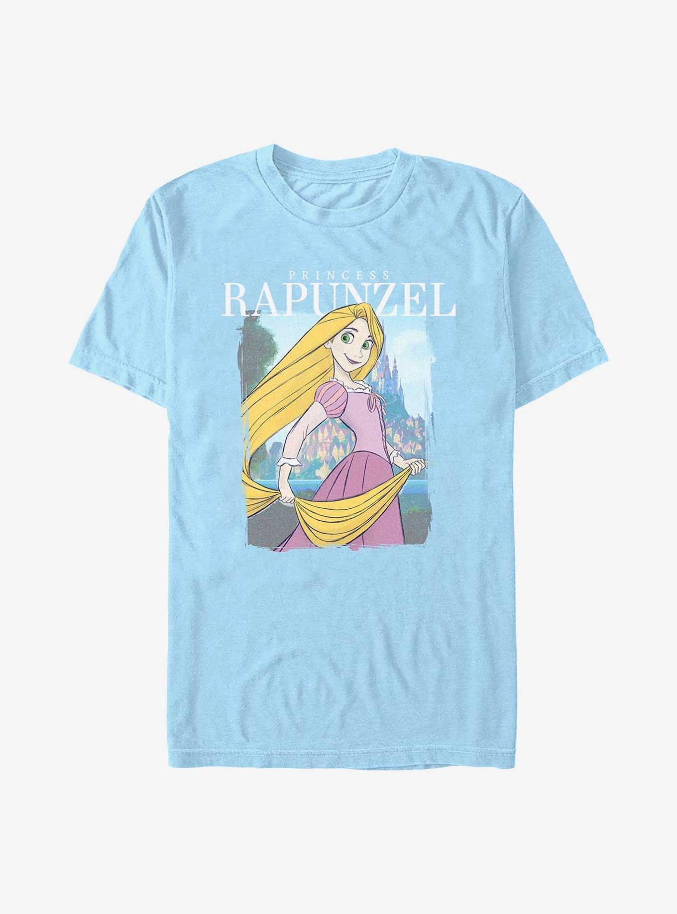 Disney Tangled Princess Rapunzel T-Shirt, LT BLUE, hi-res