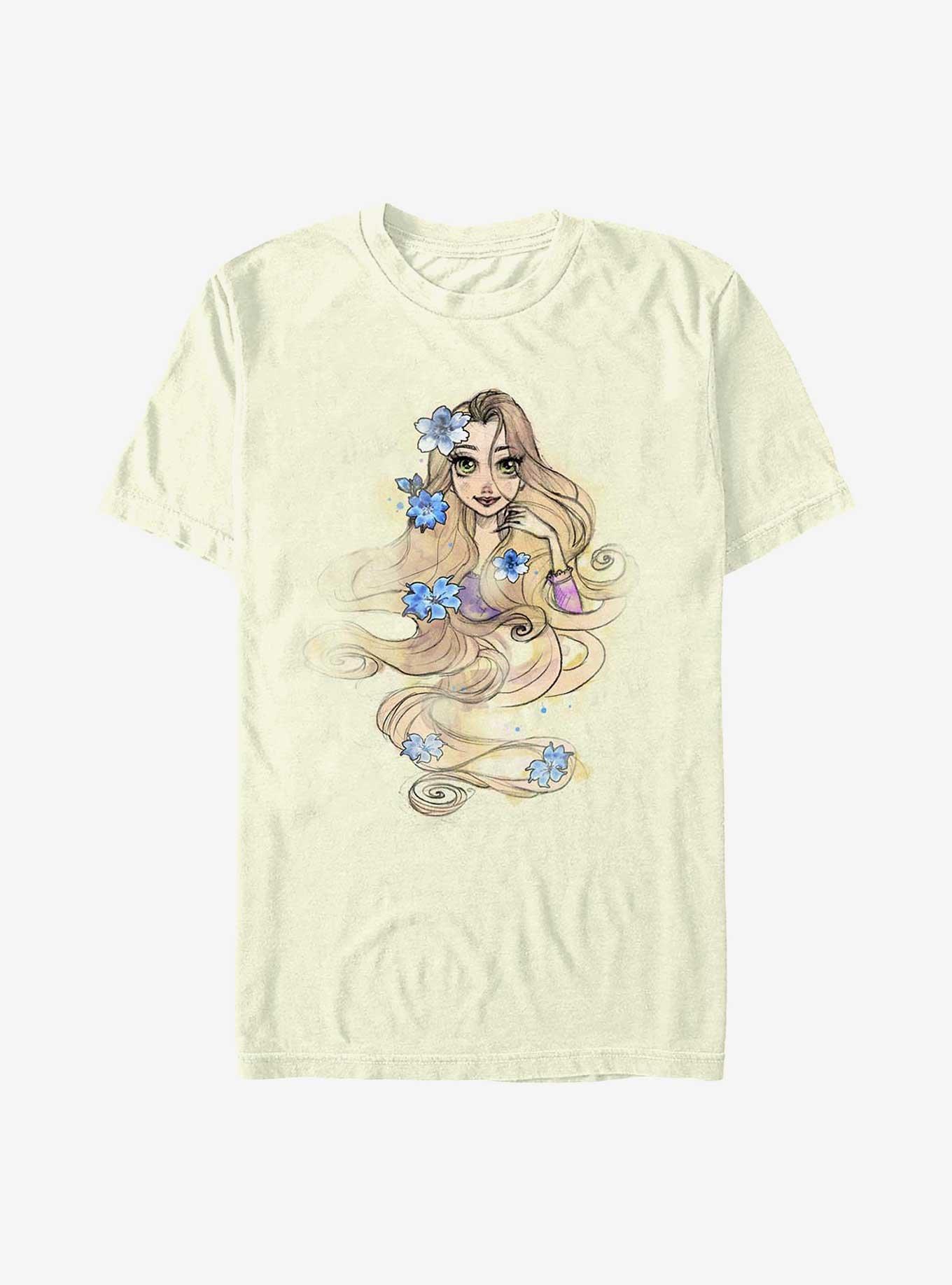 Disney Tangled Whimsical Rapunzel T-Shirt, NATURAL, hi-res