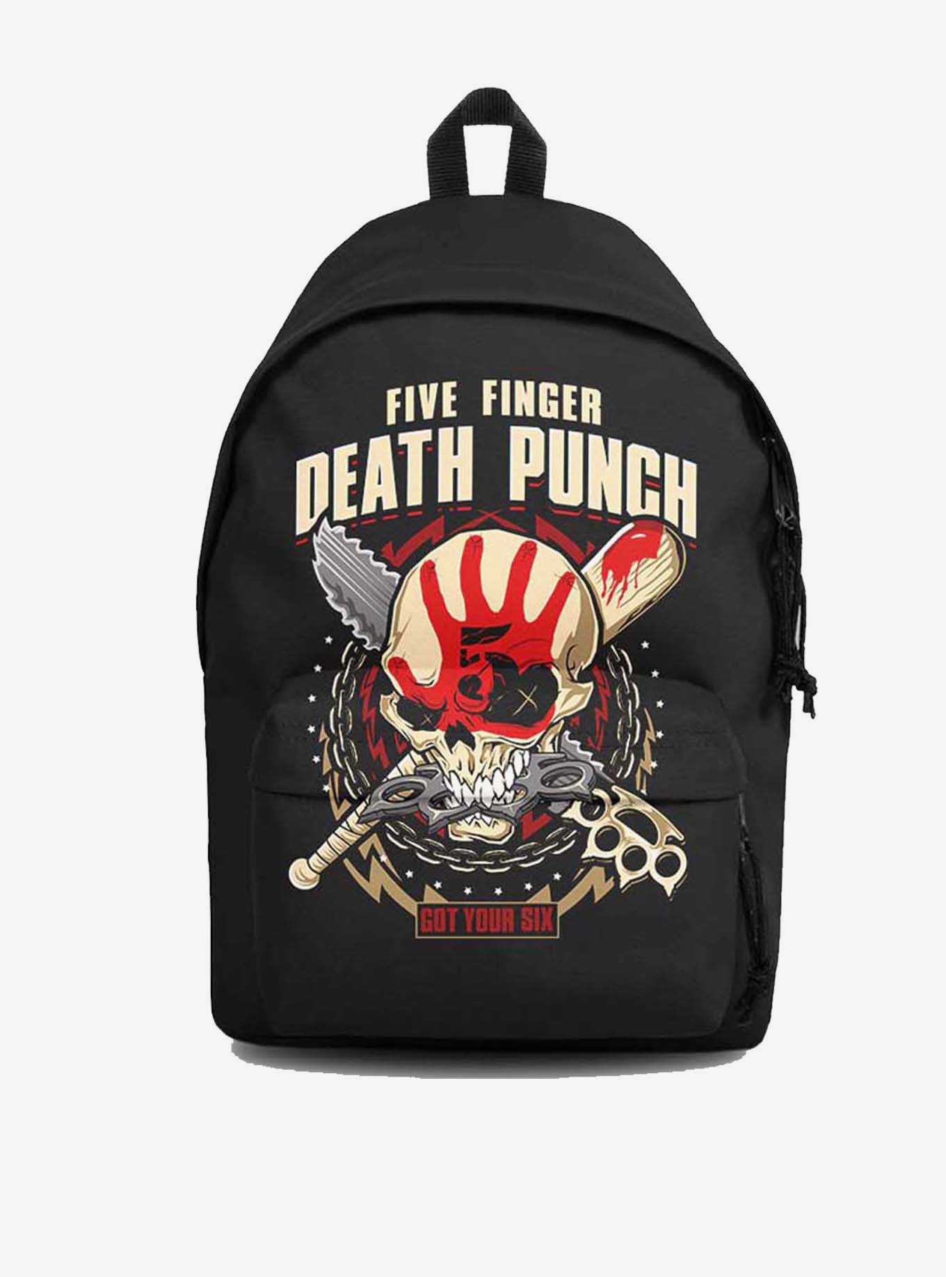 Rocksax Five Finger Death Punch Got Your Six Backpack, , hi-res
