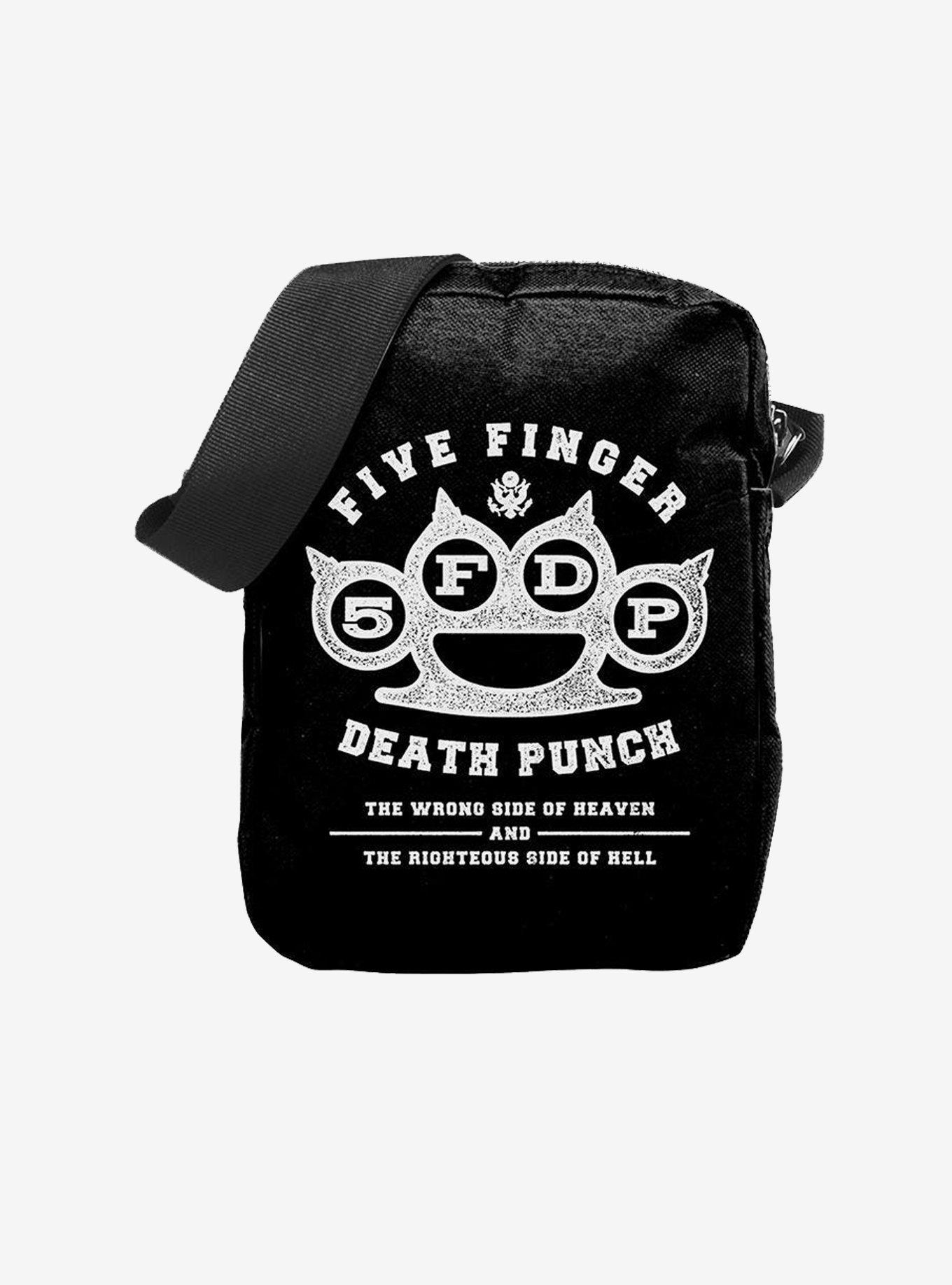 Rocksax Five Finger Death Punch Heaven And Hell Crossbody Bag, , hi-res
