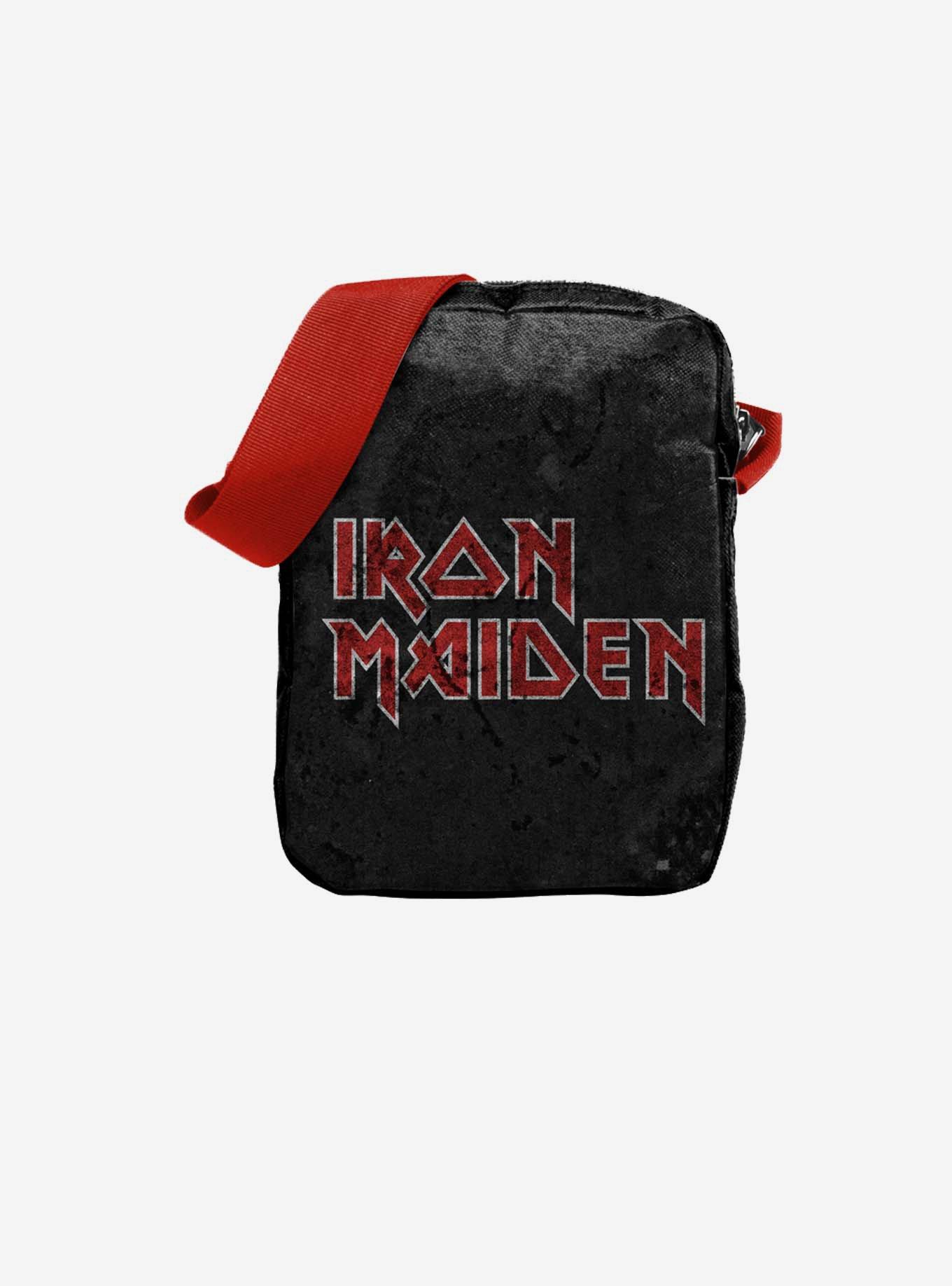Rocksax Iron Maiden Logo Crossbody Bag - Zone Rock