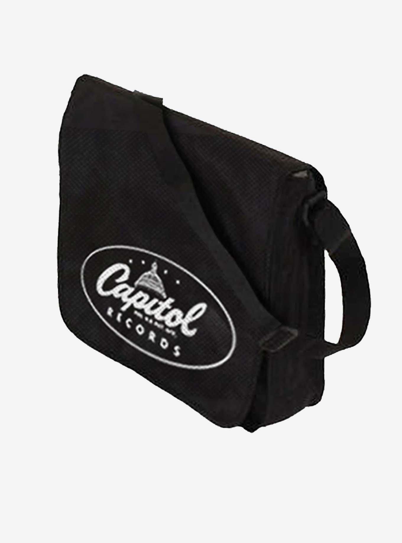 Rocksax Capitol Records Flap Top Messenger Record Crossbody Bag, , hi-res