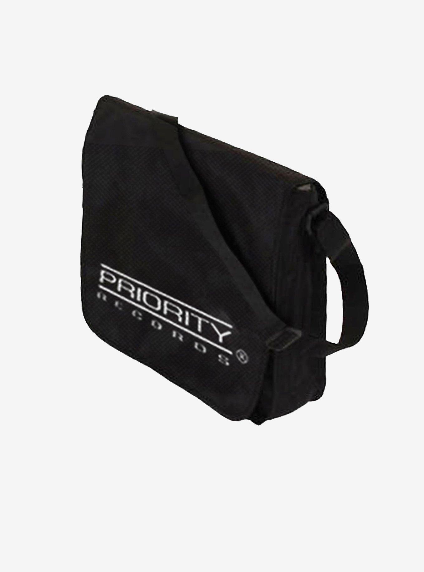Rocksax Priority Records Flap Top Vinyl Record Crossbody Bag