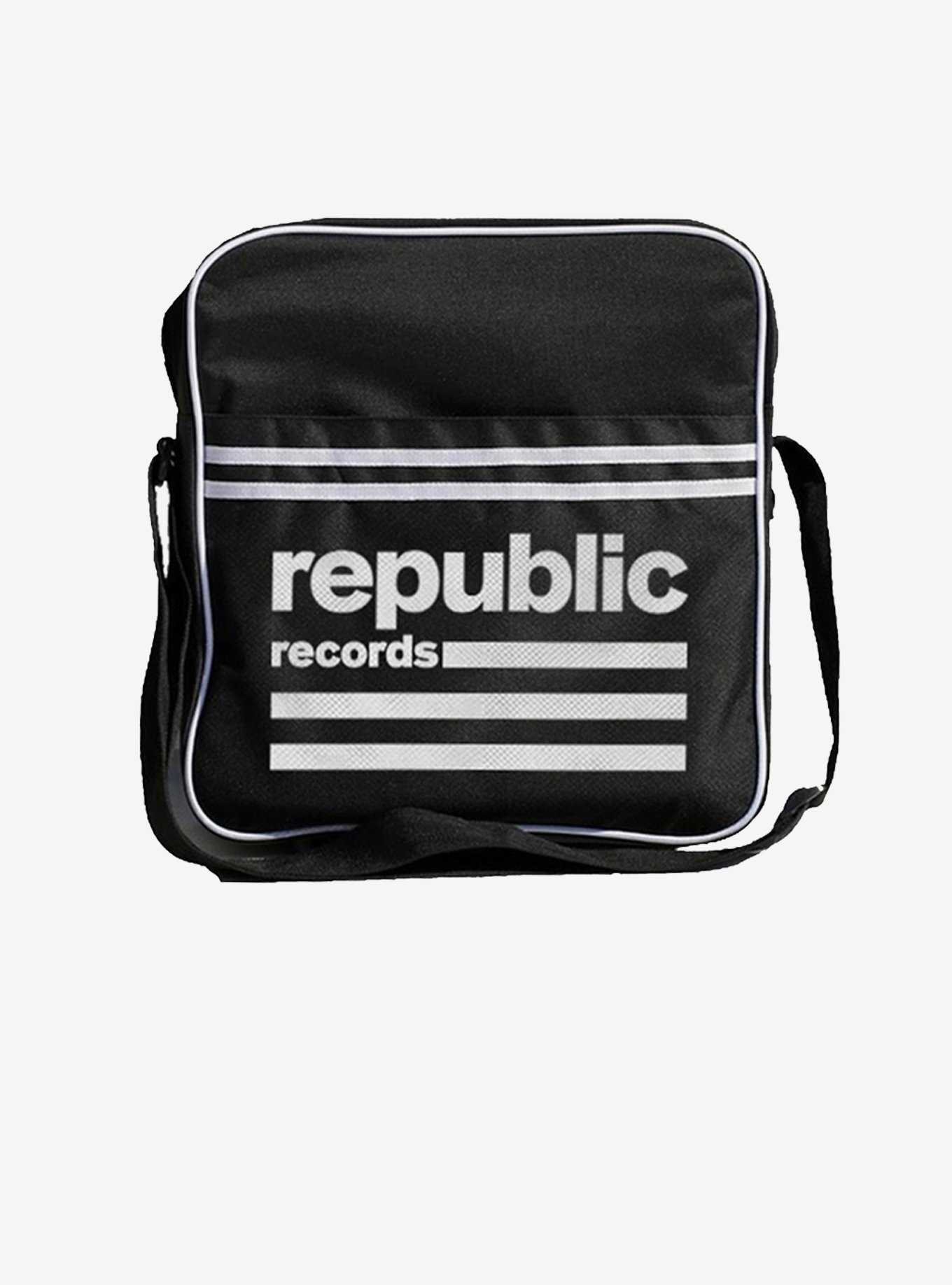Rocksax Republic Records Zip Top Vinyl Record Crossbody Bag, , hi-res