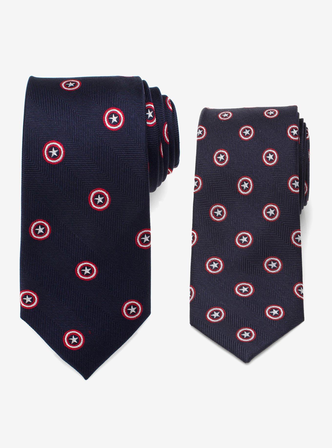 Marvel Captain America Father And Son Captain America Necktie Gift Set, , hi-res