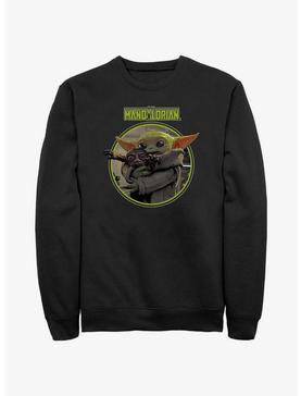 Star Wars The Mandalorian Grogu Hugging An Anzellan Sweatshirt Hot Topic Web Exclusive, , hi-res