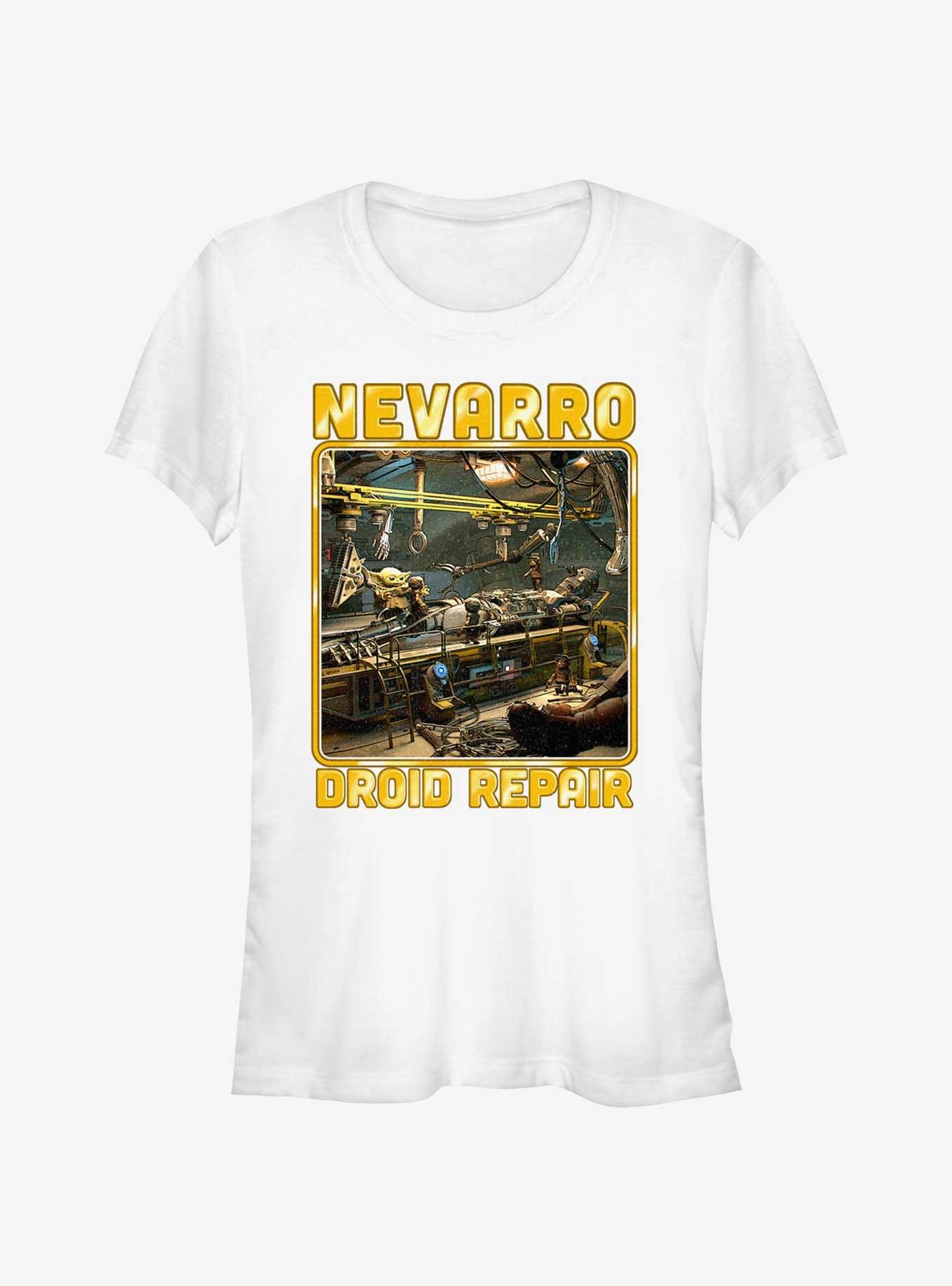 Star Wars The Mandalorian Nevarro Droid Repair Girls T-Shirt, WHITE, hi-res